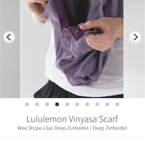 Lululemon Vinyasa Scarf
Wee Stripe Lilac Deep Zinfandel / Deep Zinfandel - Picture 2 of 3